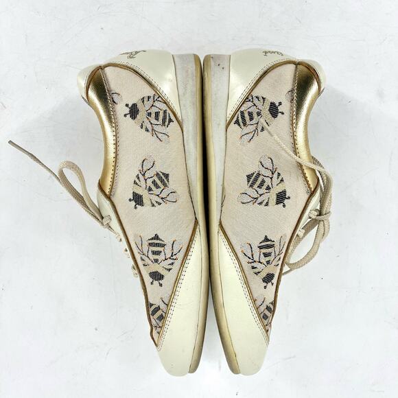 Bandolinos women’s cream leather and fabric lace up Bee sneaker shoes EU35 /US5 - Picture 7 of 7